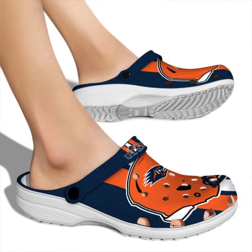 utsa roadrunners helmet stripes clog fashion forward