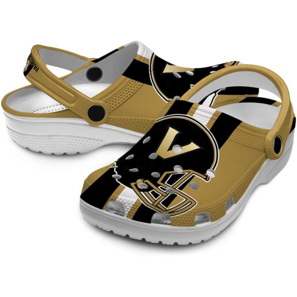 vanderbilt commodores helmet stripes clog high quality