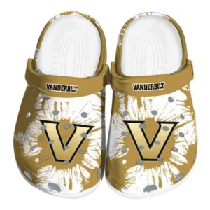 vanderbilt commodores splatter graphics clog best selling