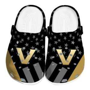 vanderbilt commodores stellar stripes theme clog best selling