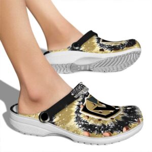 vegas golden knights radiant burst effect clog fashion forward