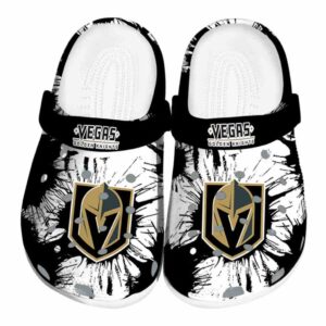 vegas golden knights splatter graphics clog best selling