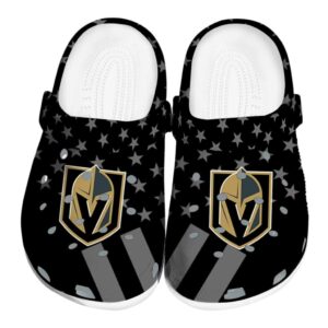 vegas golden knights stellar stripes theme clog best selling