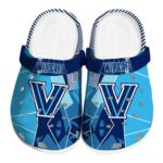 villanova wildcats geometric background clog best selling