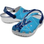 villanova wildcats geometric background clog best selling