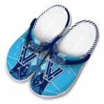 villanova wildcats geometric background clog best selling