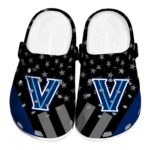 villanova wildcats stellar stripes theme clog best selling