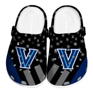 villanova wildcats stellar stripes theme clog best selling