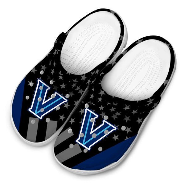 villanova wildcats stellar stripes theme clog latest model