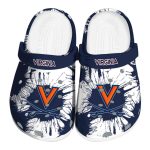 virginia cavaliers splatter graphics clog best selling