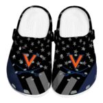 virginia cavaliers stellar stripes theme clog best selling