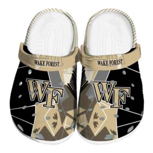wake forest demon deacons geometric background clog best selling