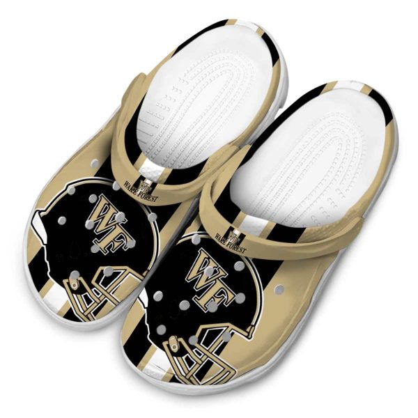 wake forest demon deacons helmet stripes clog latest model