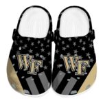 wake forest demon deacons stellar stripes theme clog best selling