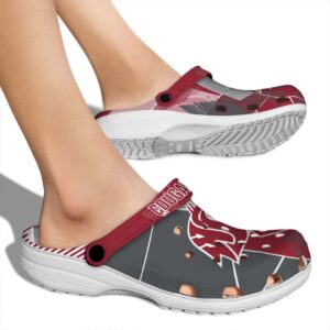washington state cougars geometric background clog fashion forward