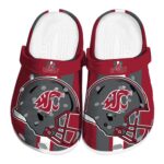 washington state cougars helmet stripes clog best selling