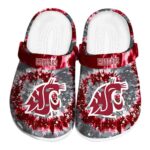 washington state cougars radiant burst effect clog best selling