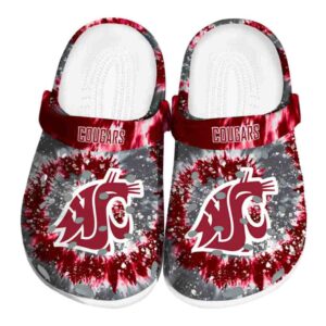 washington state cougars radiant burst effect clog best selling
