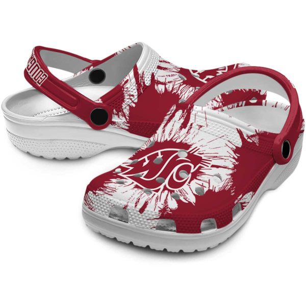 washington state cougars splatter graphics clog high quality
