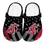 washington state cougars stellar stripes theme clog best selling