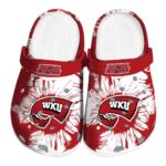 western kentucky hilltoppers splatter graphics clog best selling