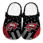 western kentucky hilltoppers stellar stripes theme clog best selling