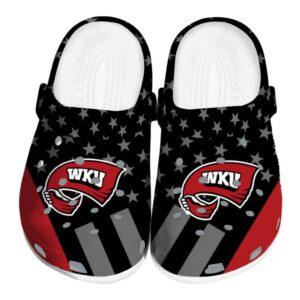 western kentucky hilltoppers stellar stripes theme clog best selling