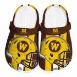 western michigan broncos helmet stripes clog best selling