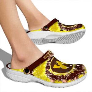 western michigan broncos radiant burst effect clog fashion forward
