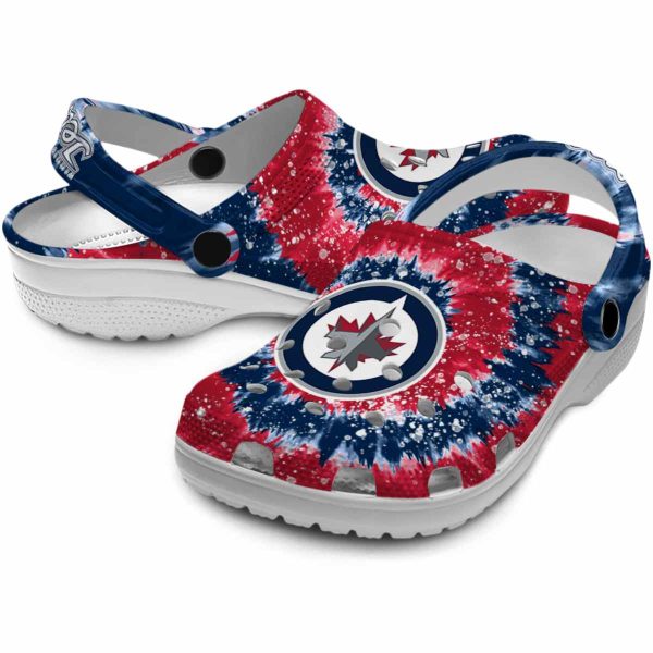 winnipeg jets radiant burst effect clog high quality