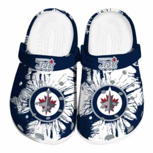 winnipeg jets splatter graphics clog best selling