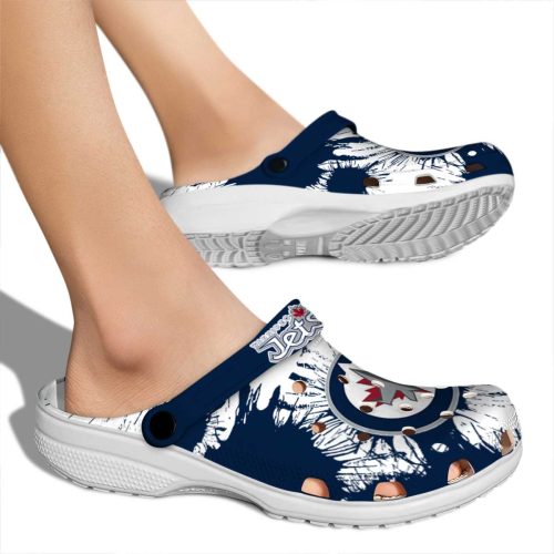 winnipeg jets splatter graphics clog fashion forward