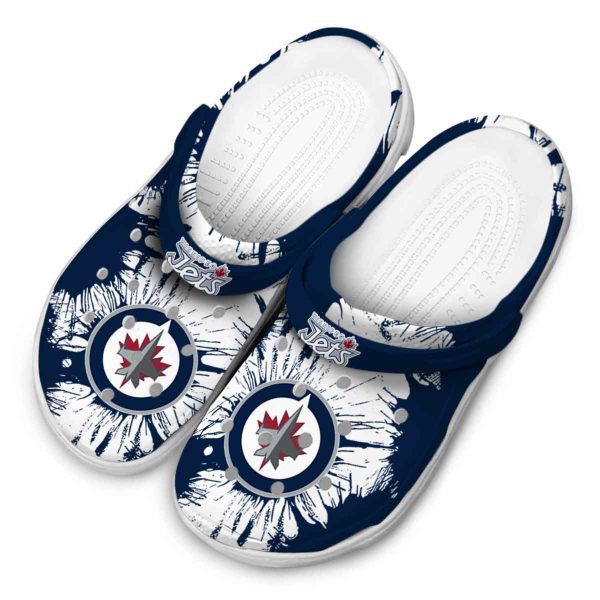 winnipeg jets splatter graphics clog latest model