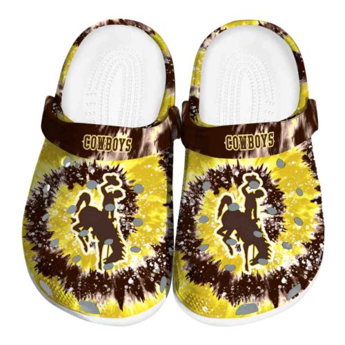 wyoming cowboys radiant burst effect clog best selling