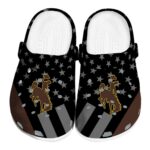 wyoming cowboys stellar stripes theme clog best selling