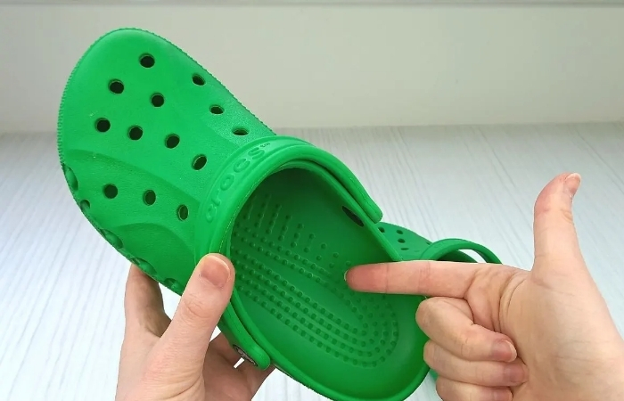 Due to your foot size being larger than the Crocs size