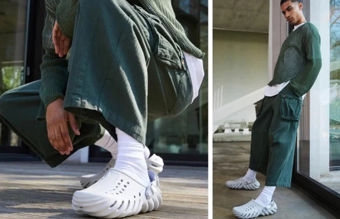 The design features a unique, eye catching wave pattern