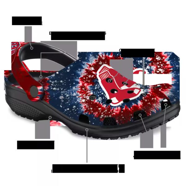 boston red sox radiant burst effect clog new arrival