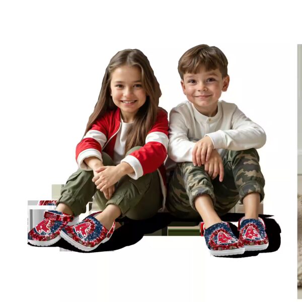 boston red sox radiant burst effect clog trendy