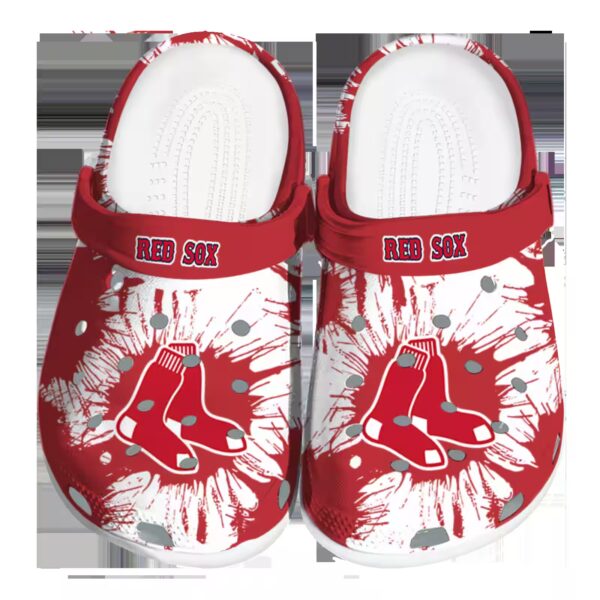 boston red sox splatter graphics clog best selling