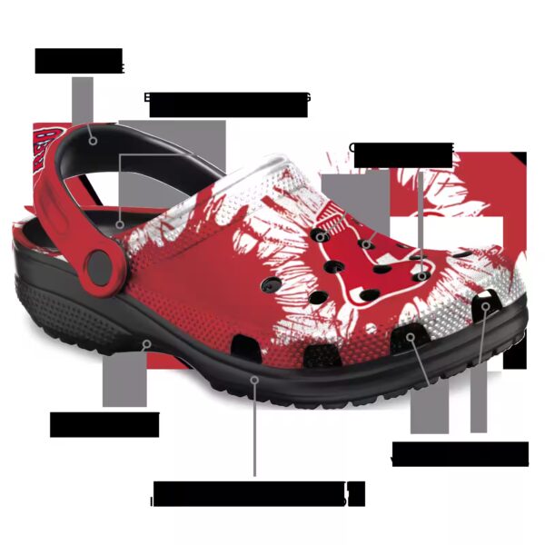 boston red sox splatter graphics clog new arrival