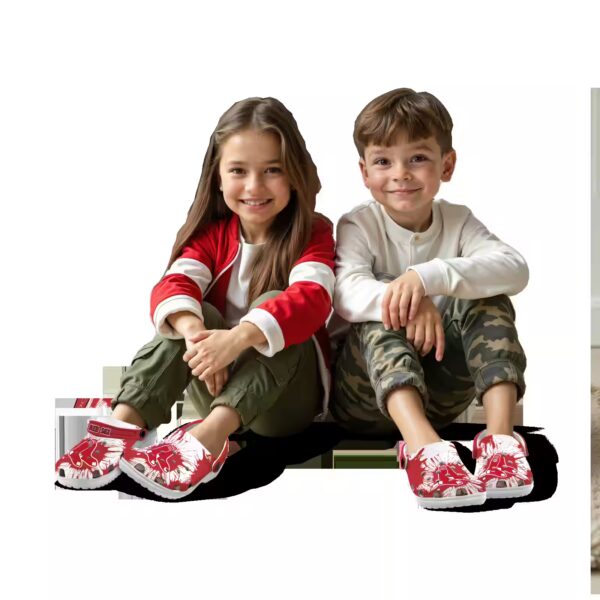 boston red sox splatter graphics clog trendy