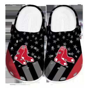 boston red sox stellar stripes theme clog best selling