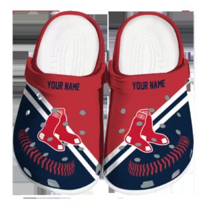custom boston red sox baseball motif clog best selling