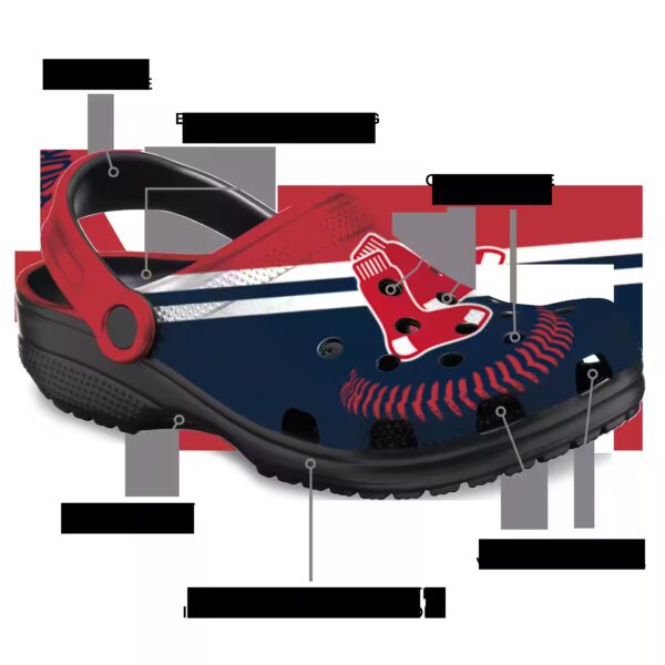 custom boston red sox baseball motif clog new arrival