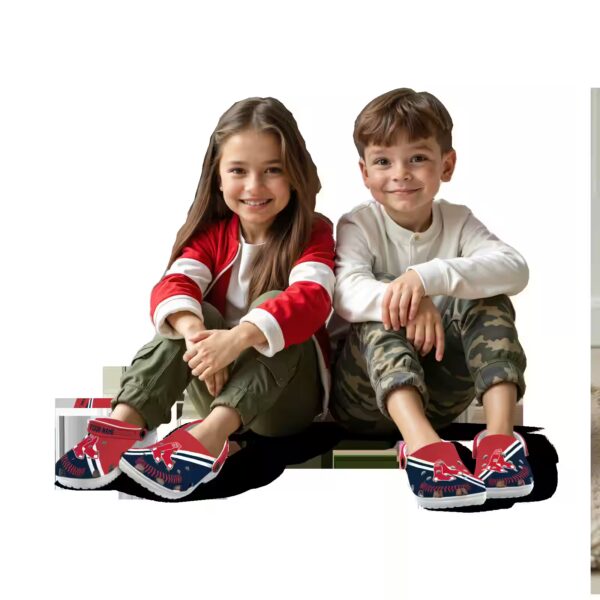custom boston red sox baseball motif clog trendy