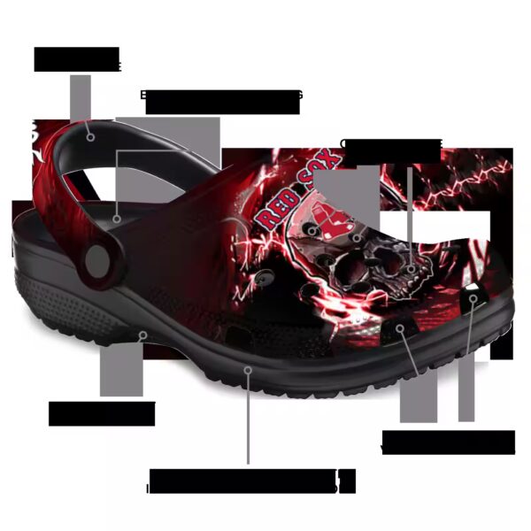 custom boston red sox gothic skull clog new arrival