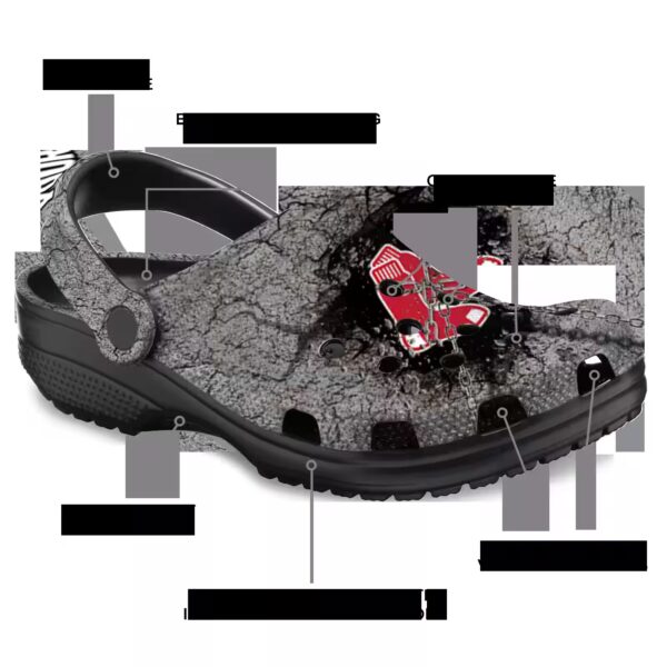 customized boston red sox cracked ground texture clog new arrival