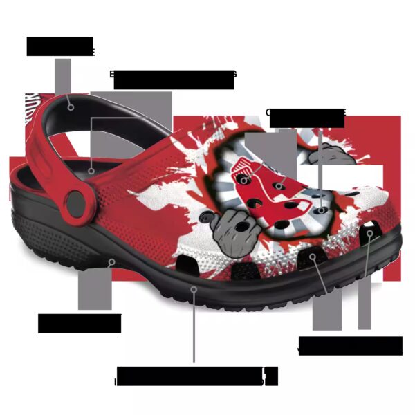 customized boston red sox gripping hand clog new arrival