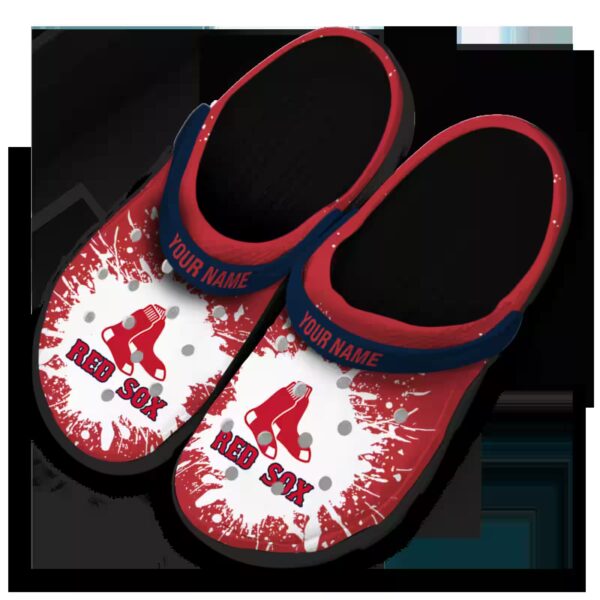 customized boston red sox splash art clog latest model